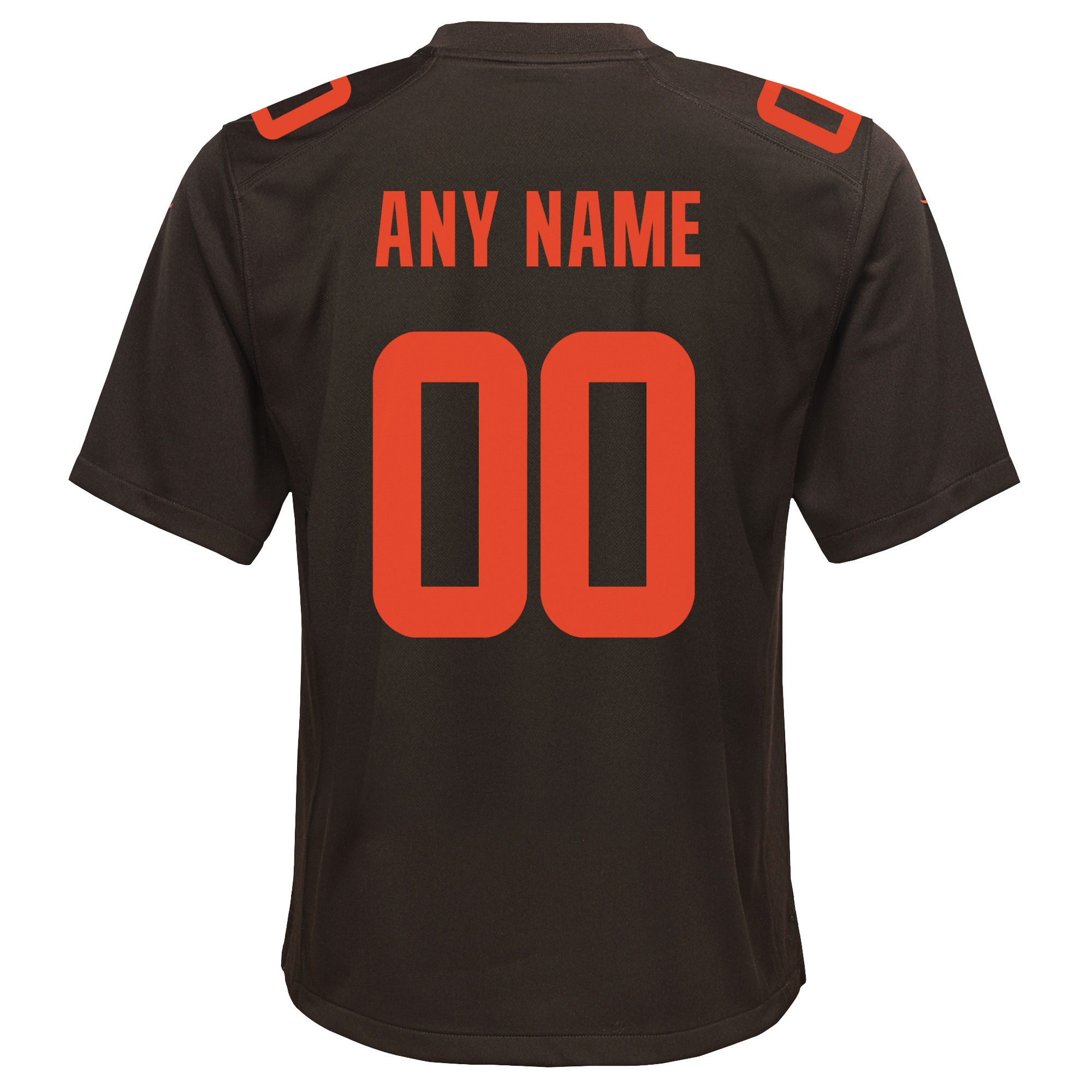 Youth Cleveland Browns Nike Brown Alternate Custom Game Jersey - Image 3