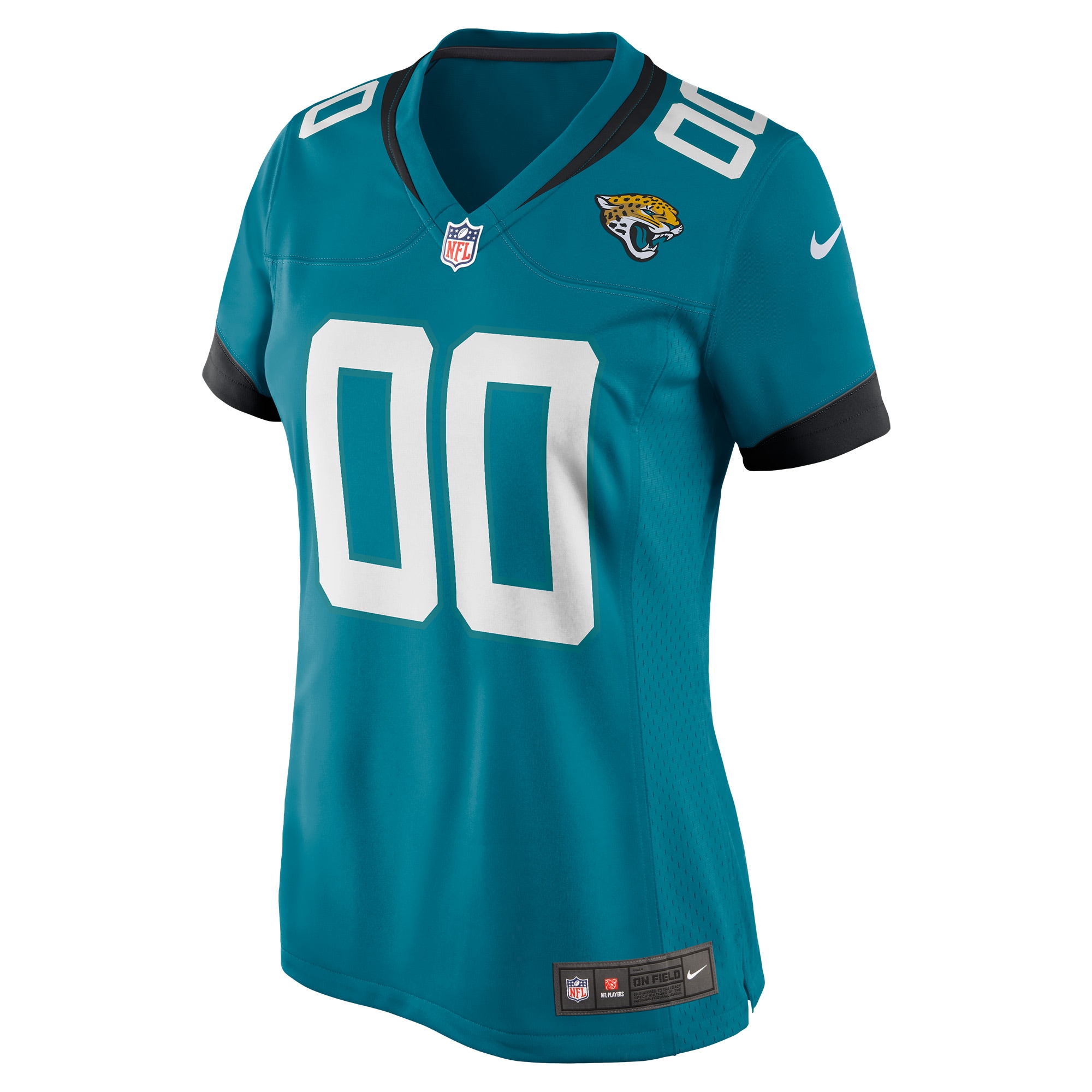 Women's Nike Teal Jacksonville Jaguars Alternate Custom Jersey - Image 2