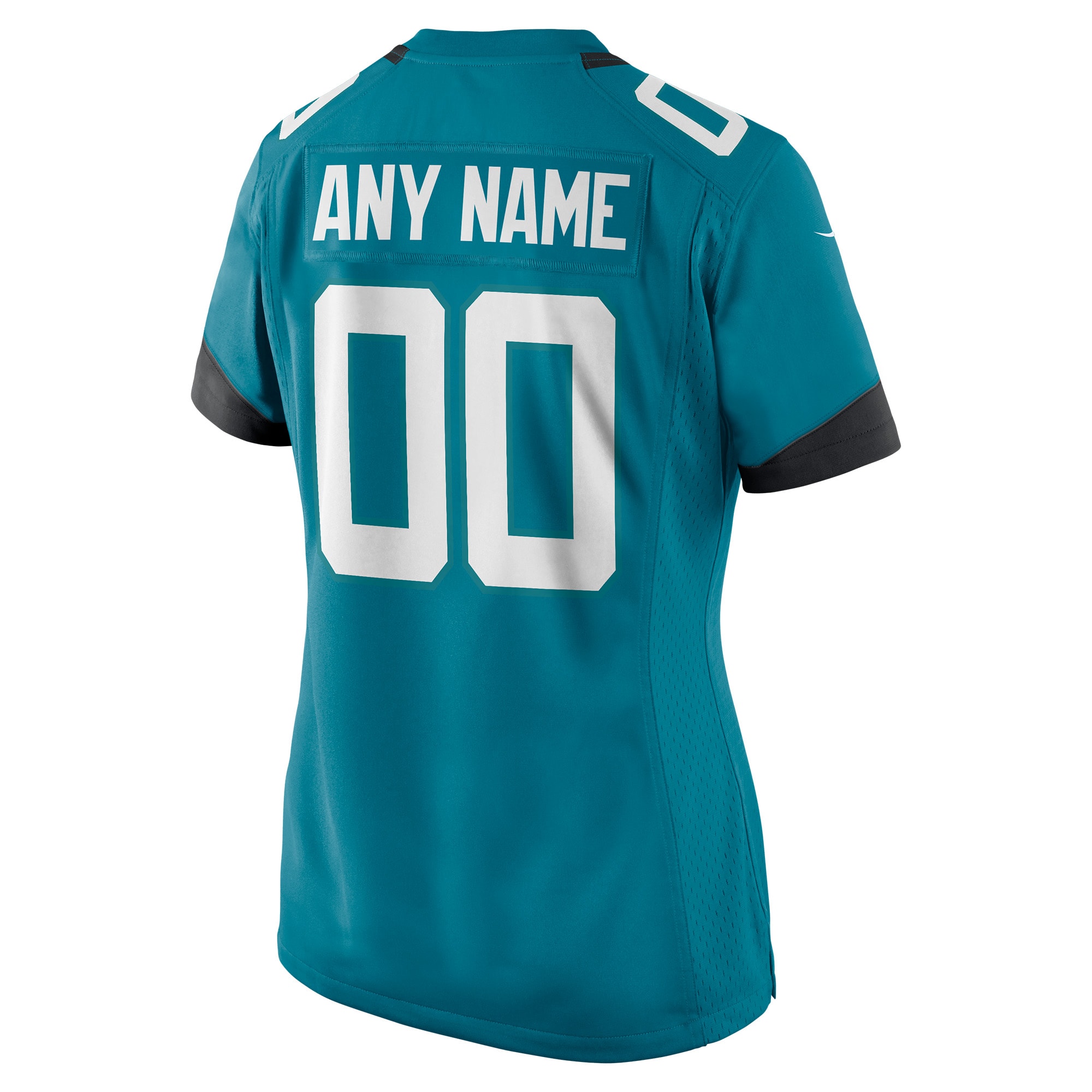 Women's Nike Teal Jacksonville Jaguars Alternate Custom Jersey - Image 3
