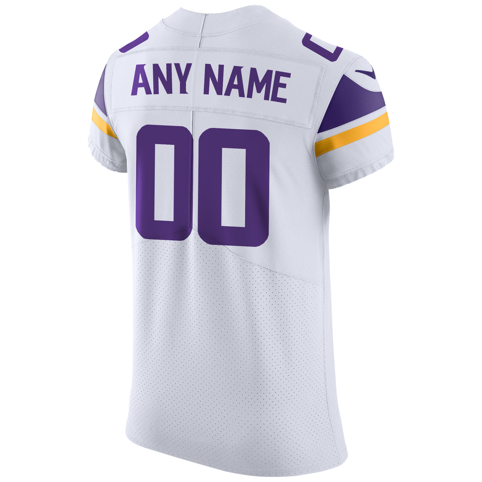 Minnesota Vikings Nike Vapor Untouchable Elite Custom Jersey – White - Image 2
