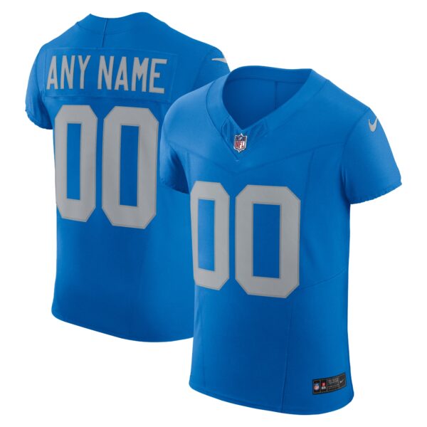 Detroit Lions Nike Alternate Vapor F.U.S.E. Elite Custom Jersey – Blue