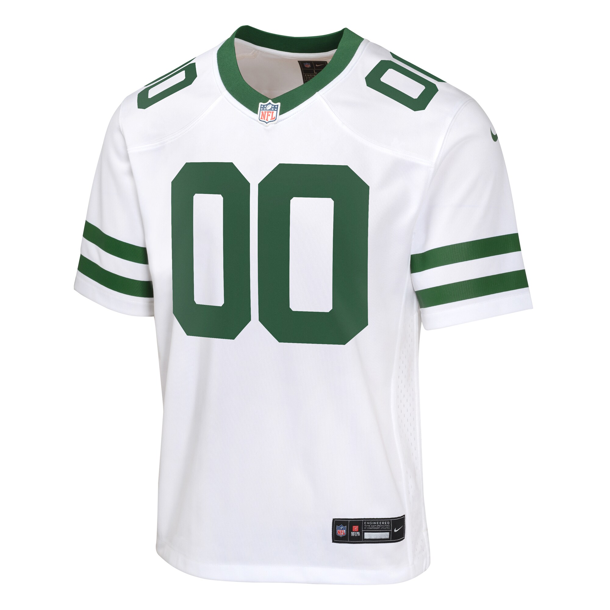 New York Jets Nike Youth Custom Game Jersey – Legacy White - Image 2