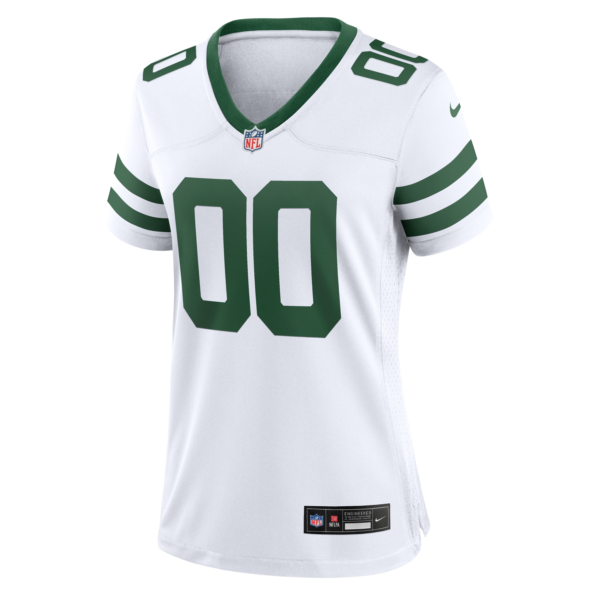 New York Jets Nike Women’s Custom Game Jersey – Legacy White - Image 2
