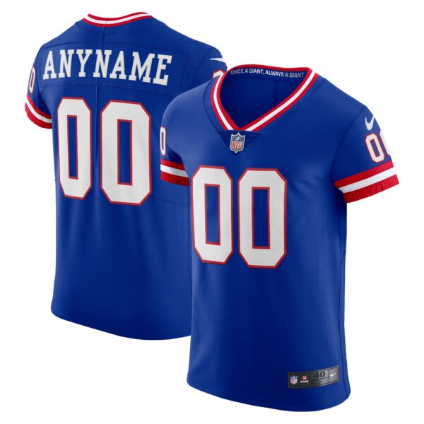 New York Giants Nike Vapor F.U.S.E. Elite Custom Jersey – Blue