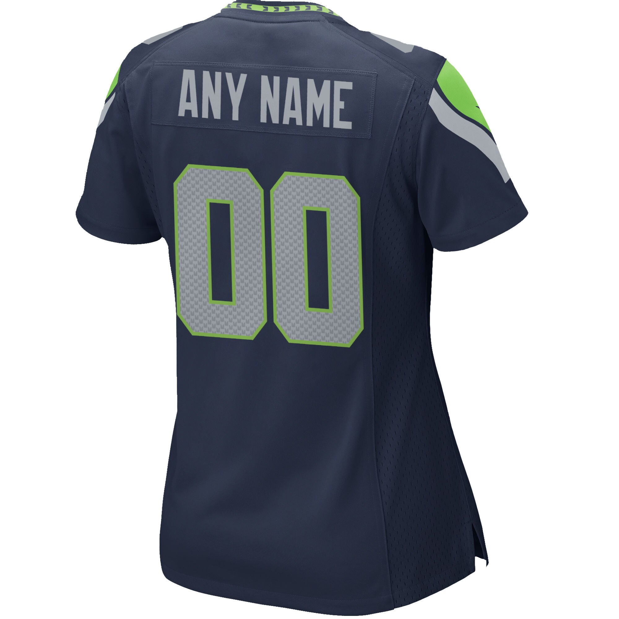 Seattle Seahawks Nike Women’s Custom Game Jersey – College Navy - Image 2