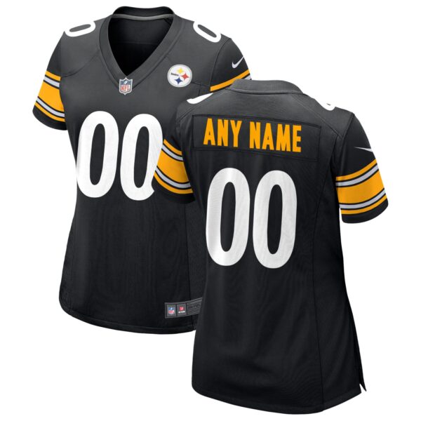 Pittsburgh Steelers Nike Women’s Custom Game Jersey – Black