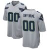 Seattle Seahawks Nike Alternate Custom Game Jersey – Gray