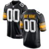 Pittsburgh Steelers Nike Alternate Custom Game Jersey – Black