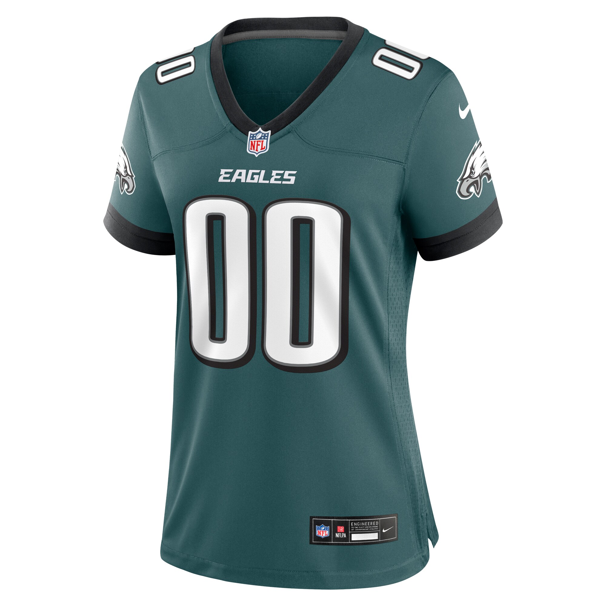 Philadelphia Eagles Nike Women’s Custom Game Jersey – Midnight Green - Image 2