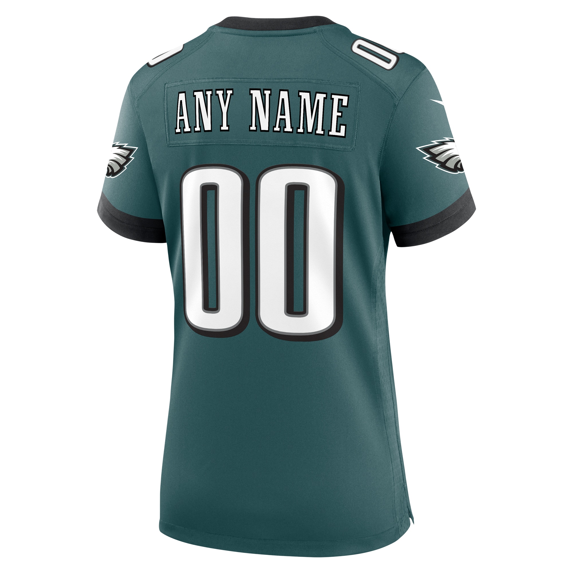Philadelphia Eagles Nike Women’s Custom Game Jersey – Midnight Green - Image 3