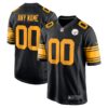 Pittsburgh Steelers Nike Alternate Custom Game Jersey – Black