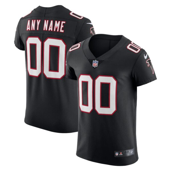Atlanta Falcons Nike Alternate Vapor Elite Custom Jersey – Black