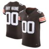 Cleveland Browns Nike Vapor F.U.S.E. Elite Custom Jersey – Brown