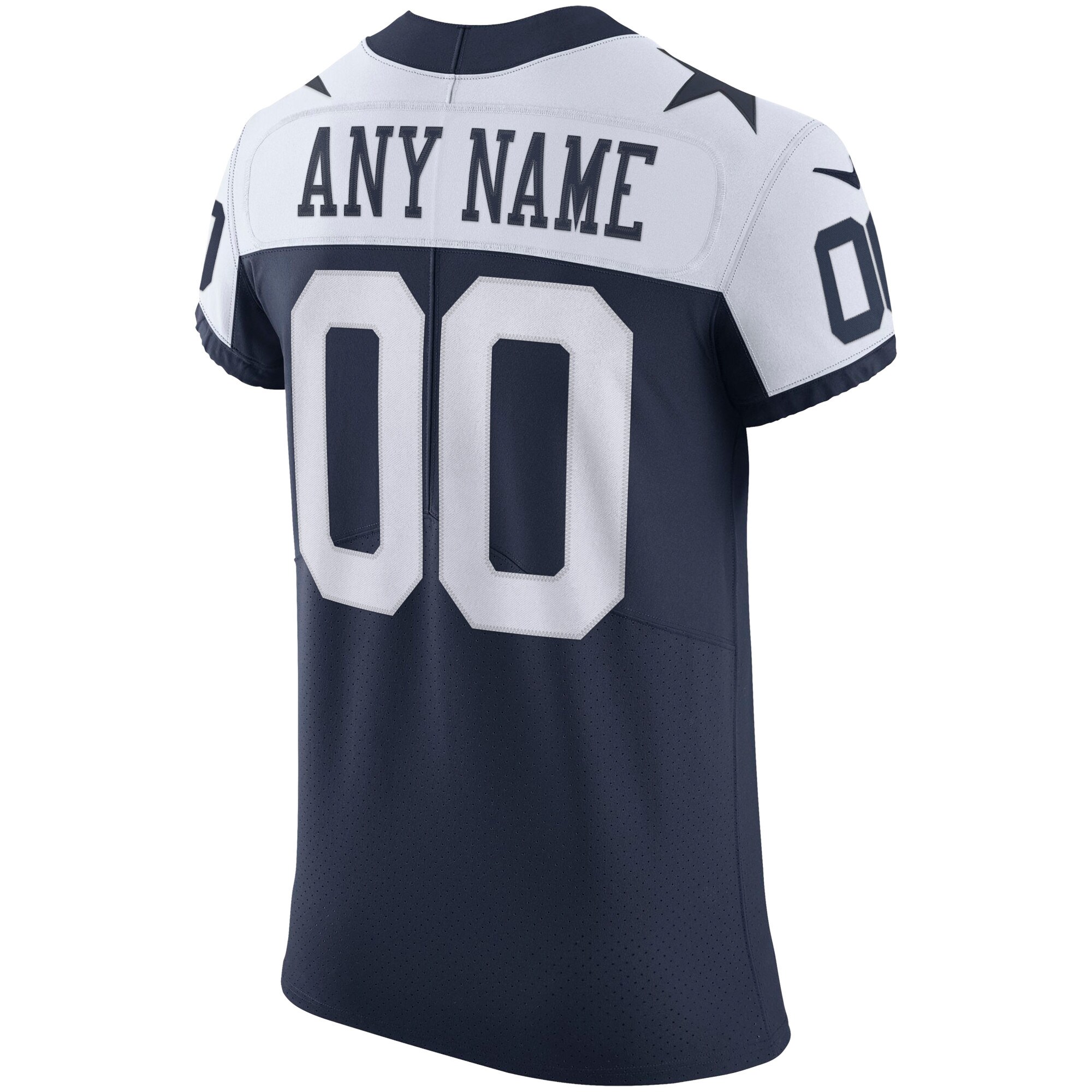 Dallas Cowboys Nike Alternate Vapor Elite Custom Jersey – Navy - Image 2