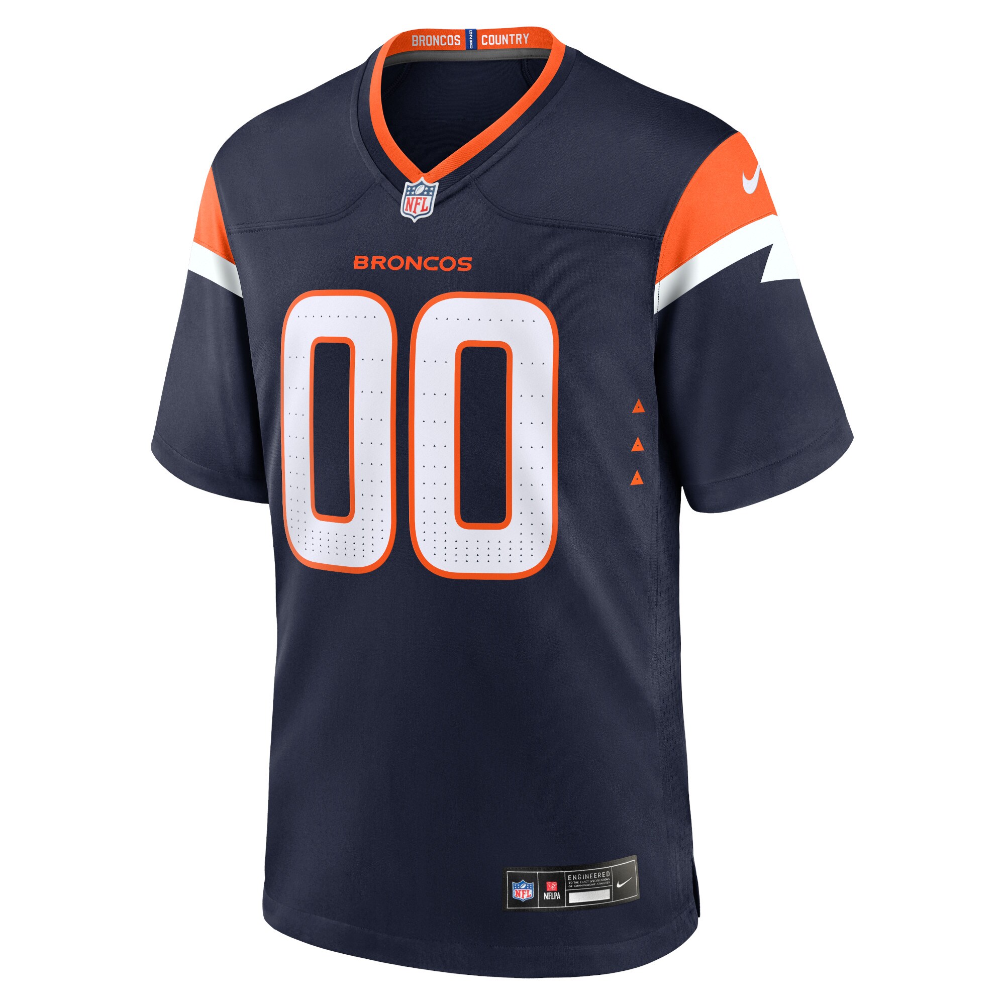 Denver Broncos Nike Alternate Custom Game Jersey – Navy - Image 2