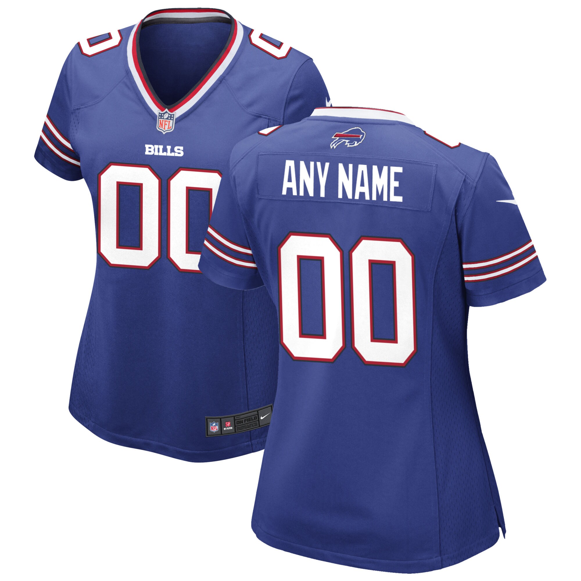 Buffalo Bills Nike Women’s Custom Game Jersey – Royal
