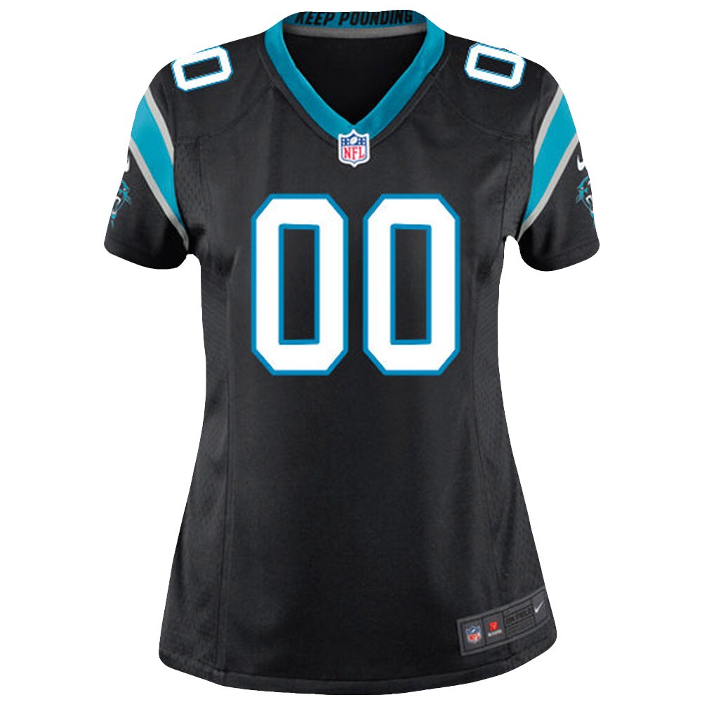 Carolina Panthers Nike Women’s Customized Game Jersey – Black - Image 2