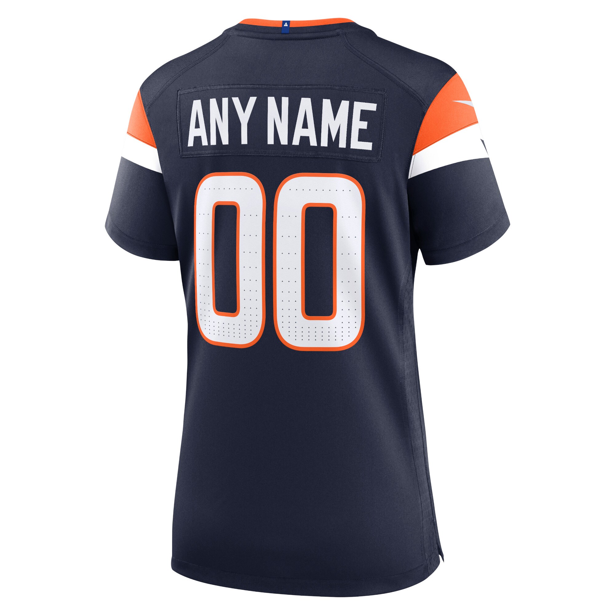 Denver Broncos Nike Women’s Alternate Custom Game Jersey – Navy - Image 3
