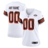 Cleveland Browns Nike Women’s 1946 Collection Alternate Custom Jersey – White