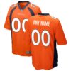 Denver Broncos Nike Custom Game Jersey – Orange