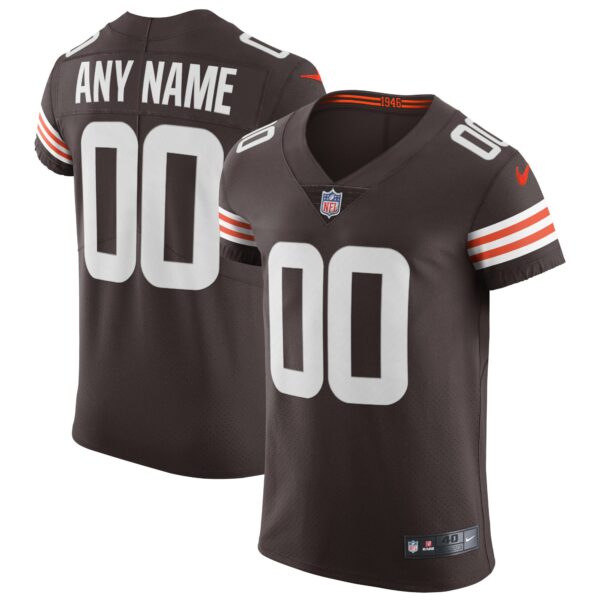Cleveland Browns Nike Vapor Elite Custom Jersey – Brown
