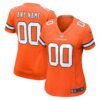 Denver Broncos Nike Women’s Alternate Custom Game Jersey – Orange