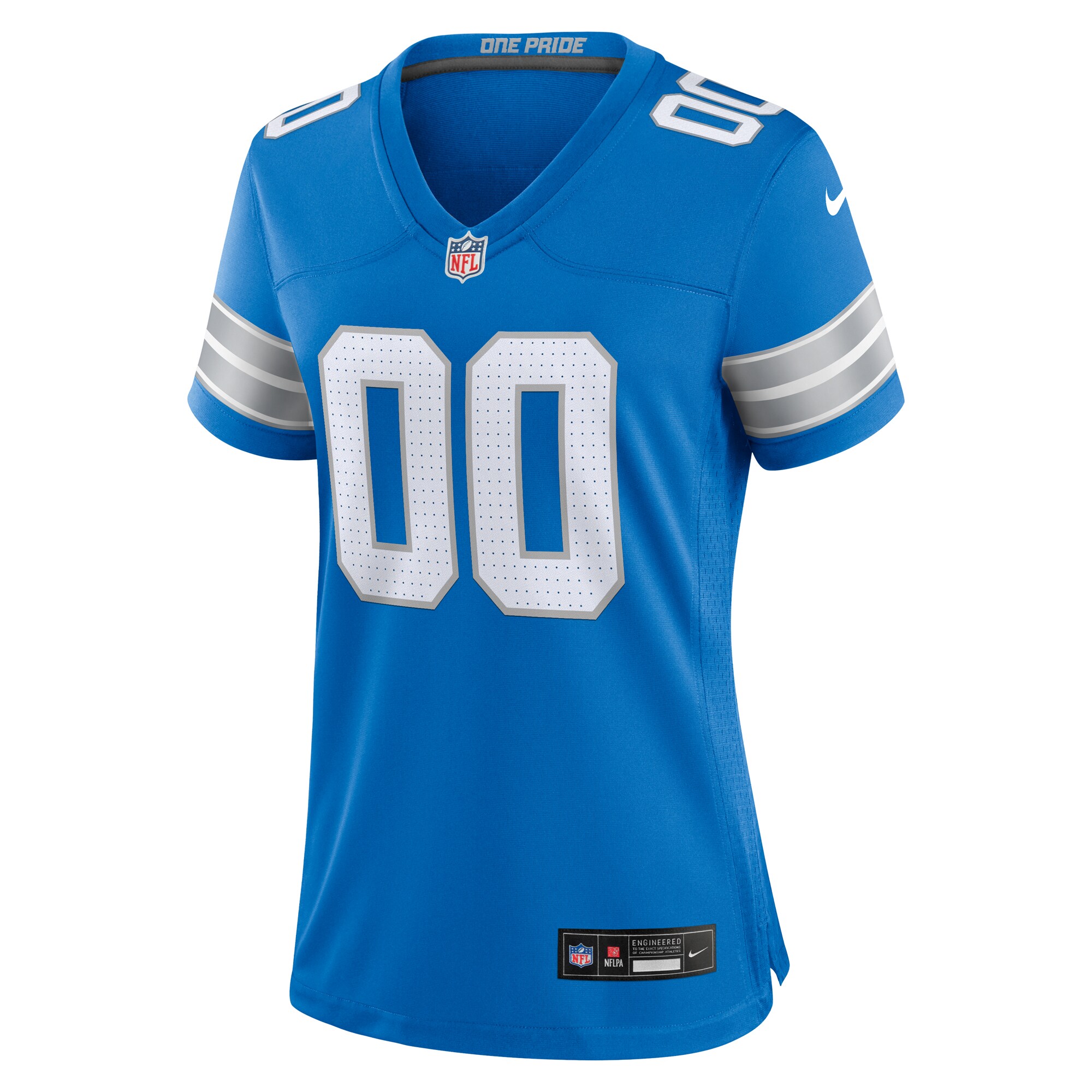 Detroit Lions Nike Women’s Custom Game Jersey – Blue - Image 2