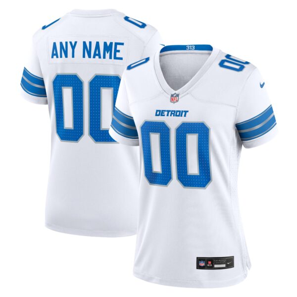 Detroit Lions Nike Women’s Custom Game Jersey – White