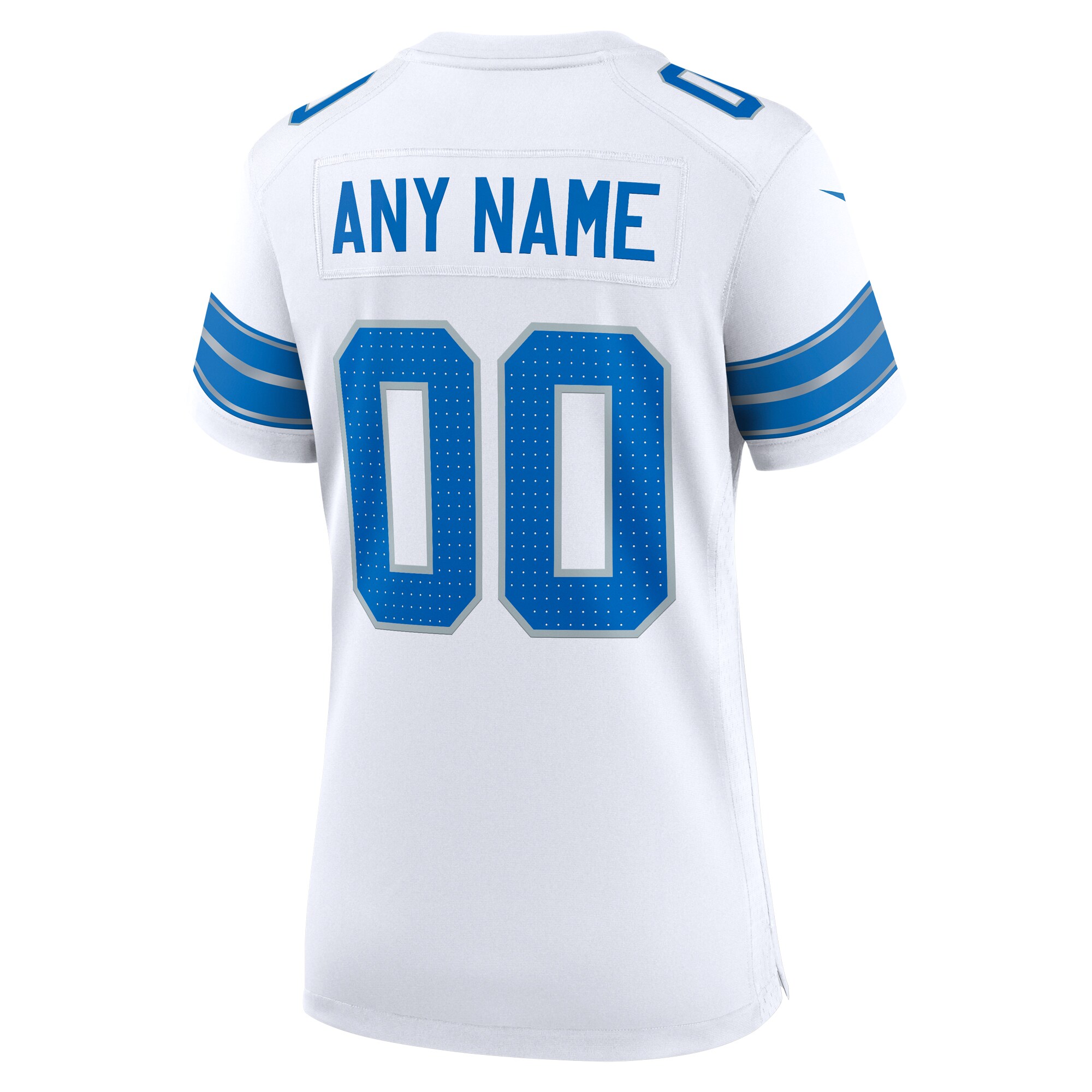 Detroit Lions Nike Women’s Custom Game Jersey – White - Image 3