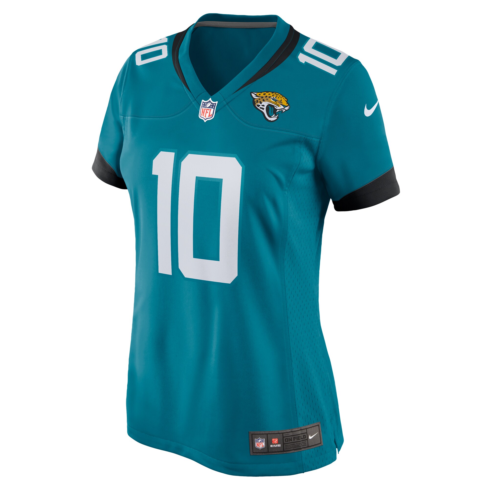 Mac Jones Jacksonville Jaguars Nike Women’s Team Game Jersey – Teal - Image 2