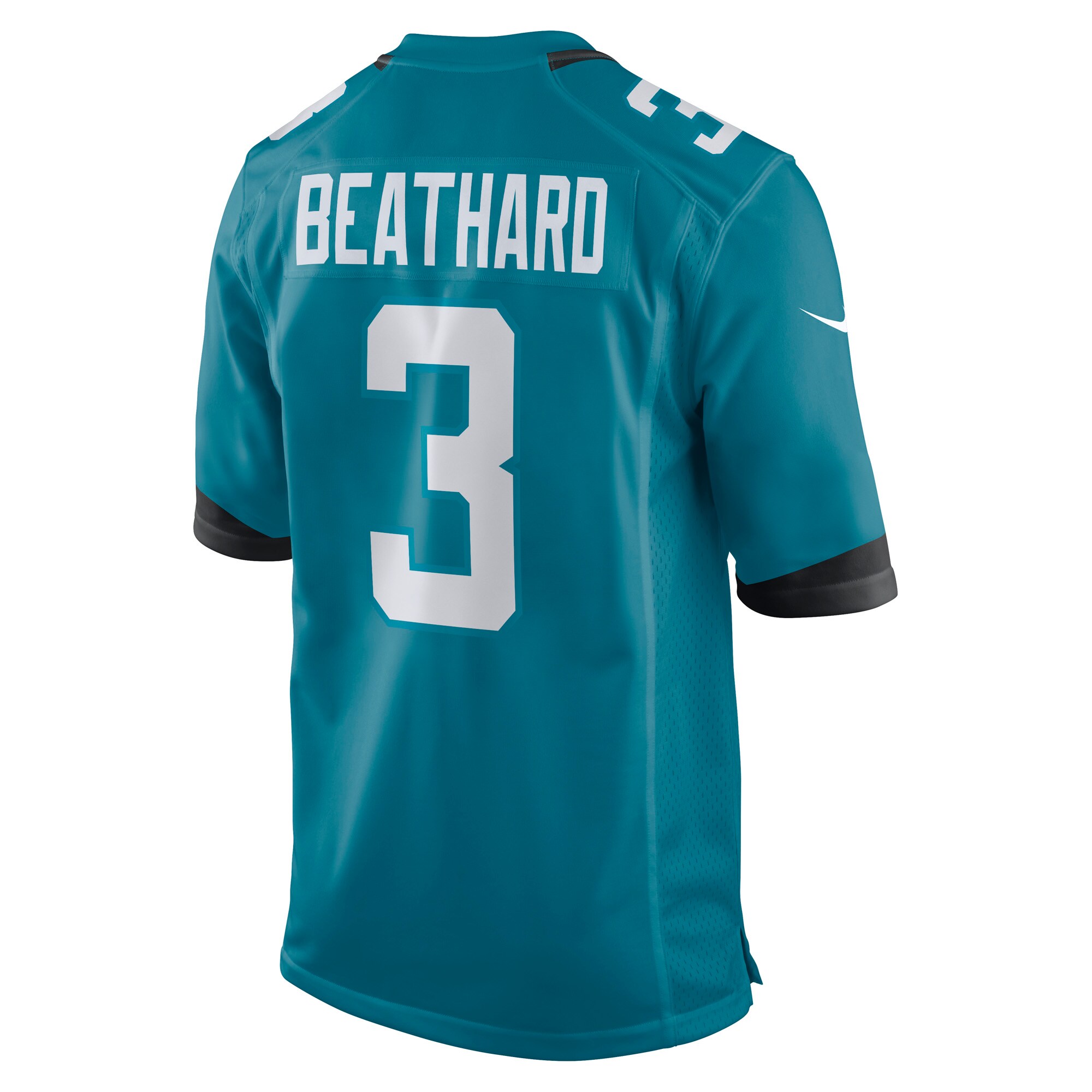 C.J. Beathard Jacksonville Jaguars Nike Game Jersey – Teal - Image 3