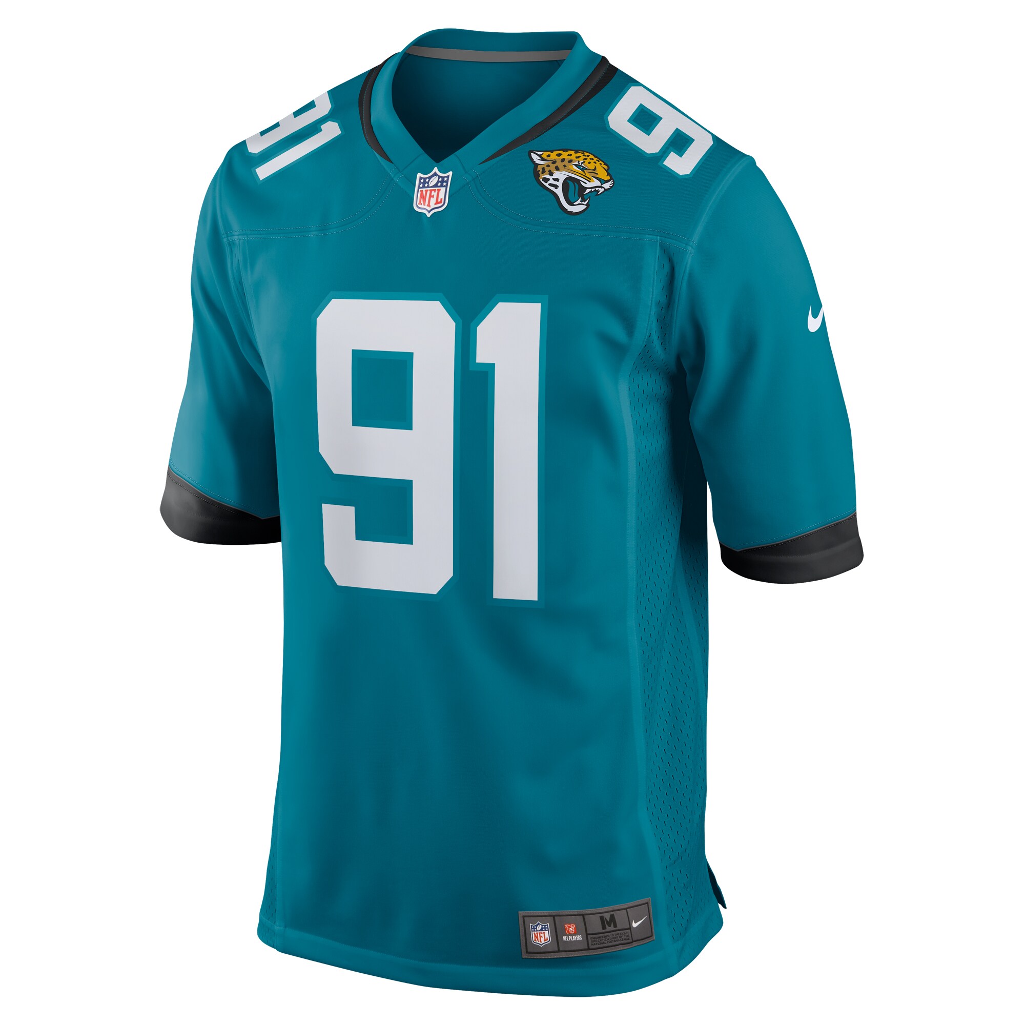 Arik Armstead Jacksonville Jaguars Nike Team Game Jersey – Teal - Image 2