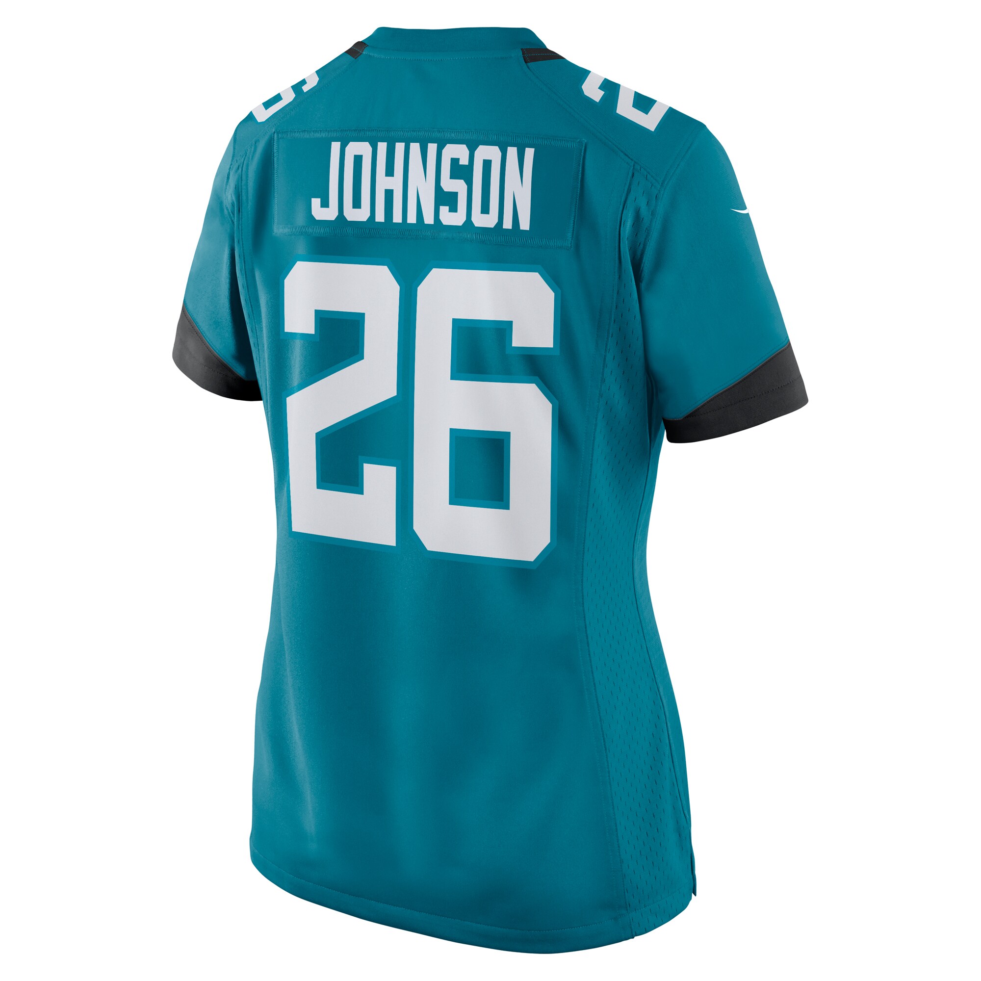 D’Ernest Johnson Jacksonville Jaguars Nike Game Jersey – Teal - Image 2