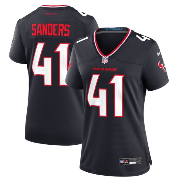 Myjai Sanders Houston Texans Nike Women’s Team Game Jersey – Navy