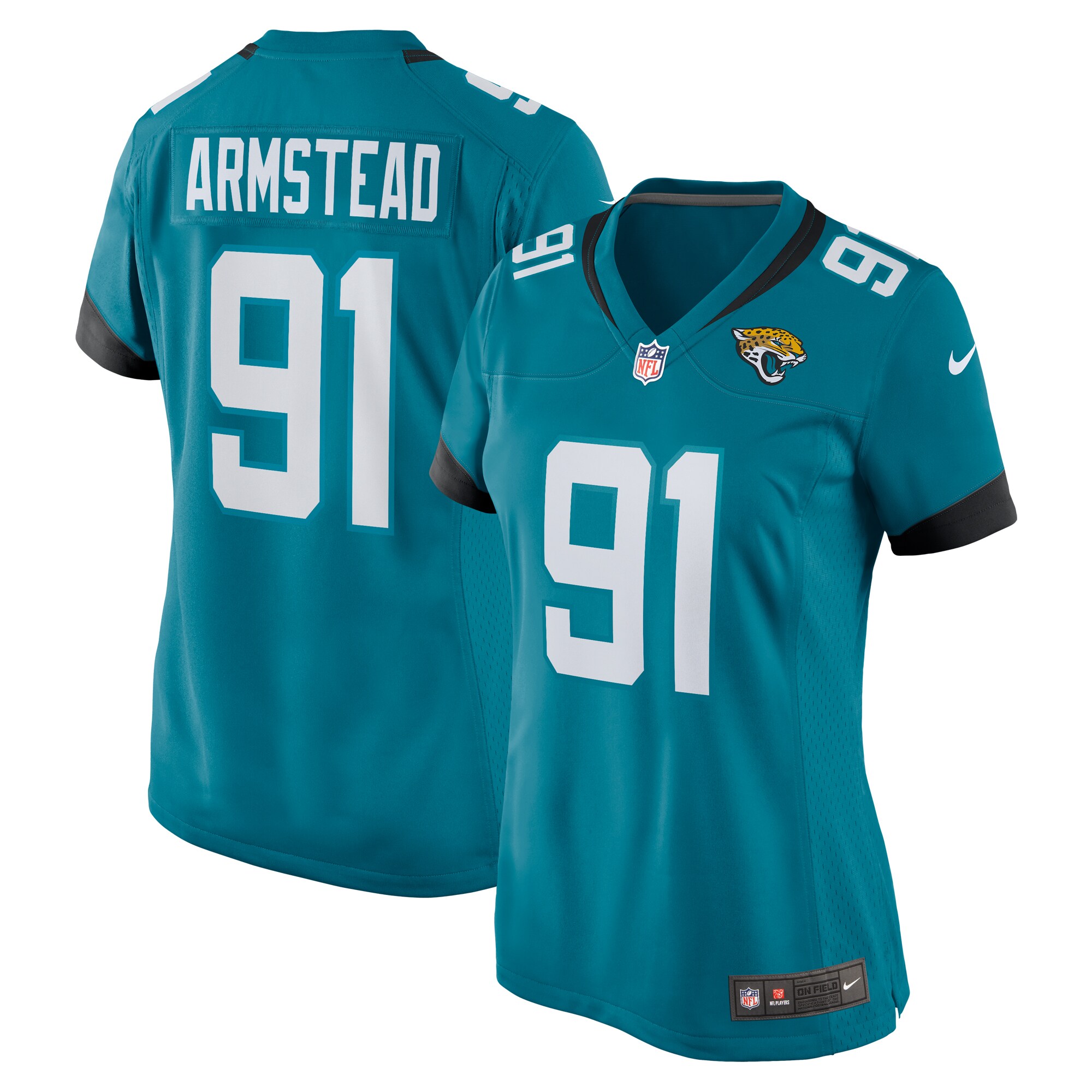 Arik Armstead Jacksonville Jaguars Nike Women’s Team Game Jersey – Teal