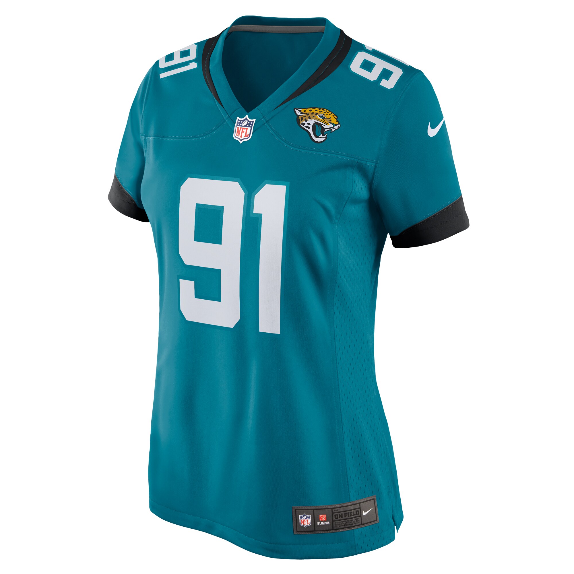 Arik Armstead Jacksonville Jaguars Nike Women’s Team Game Jersey – Teal - Image 2