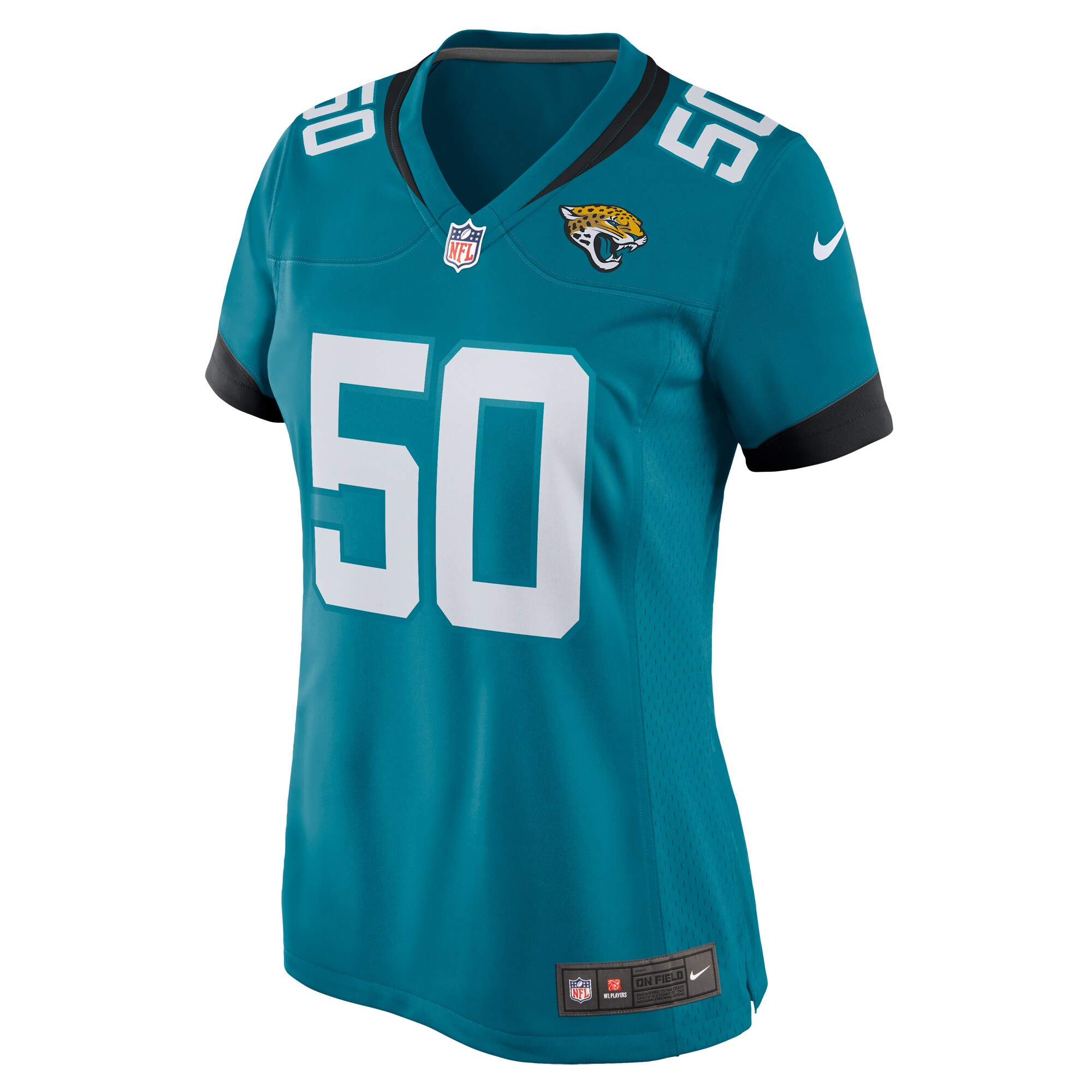 Trevis Gipson Jacksonville Jaguars Nike Women’s Team Game Jersey – Teal - Image 2