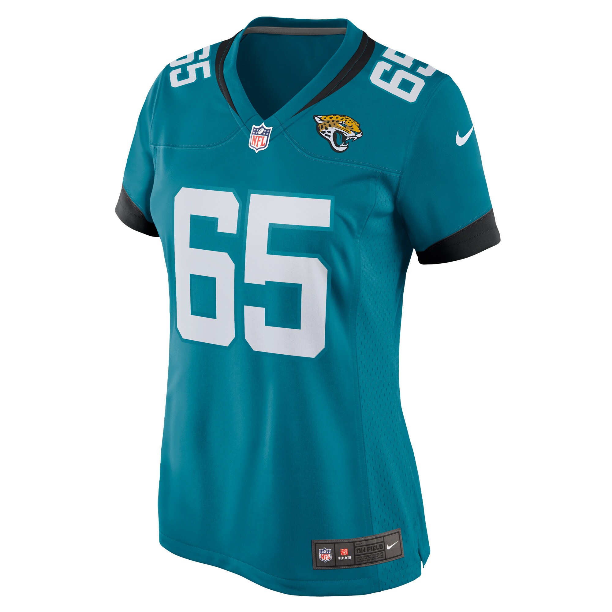 Mitch Morse Jacksonville Jaguars Nike Women’s Team Game Jersey – Teal - Image 2
