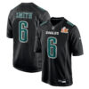 DeVonta Smith Philadelphia Eagles Nike Super Bowl LIX Fashion Game Player Jersey – Carbon Black