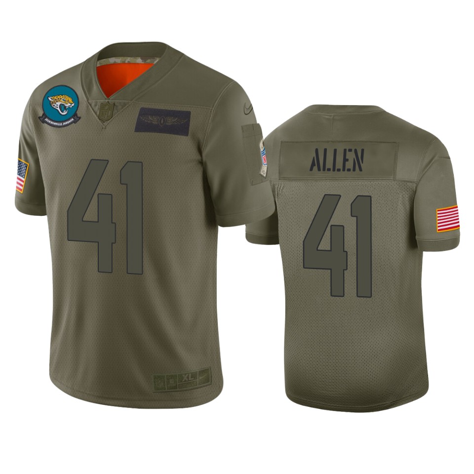 Jacksonville Jaguars Josh Allen Camo 2019 Salute to Service Limited Jersey