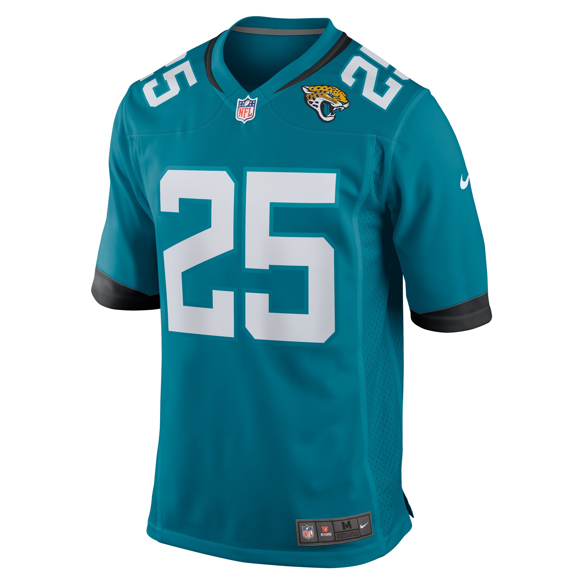 D’Ernest Johnson Jacksonville Jaguars Nike Team Game Jersey – Teal