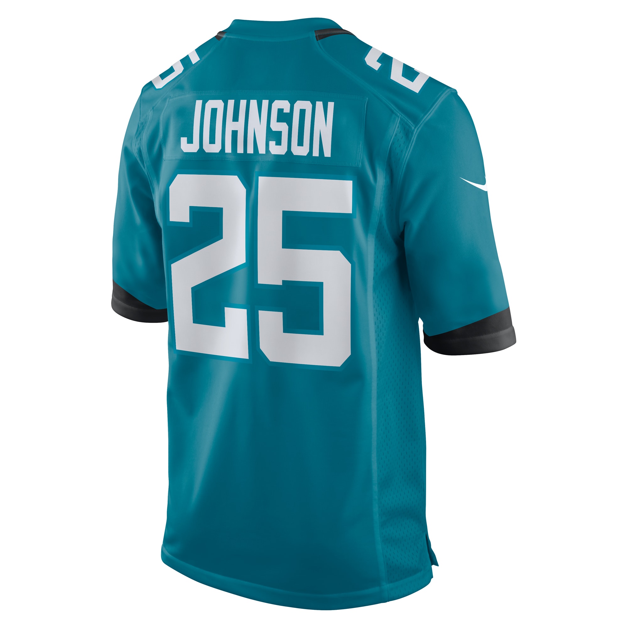 D’Ernest Johnson Jacksonville Jaguars Nike Team Game Jersey – Teal - Image 2