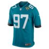 Tommy Togiai Jacksonville Jaguars Nike Team Game Jersey – Teal