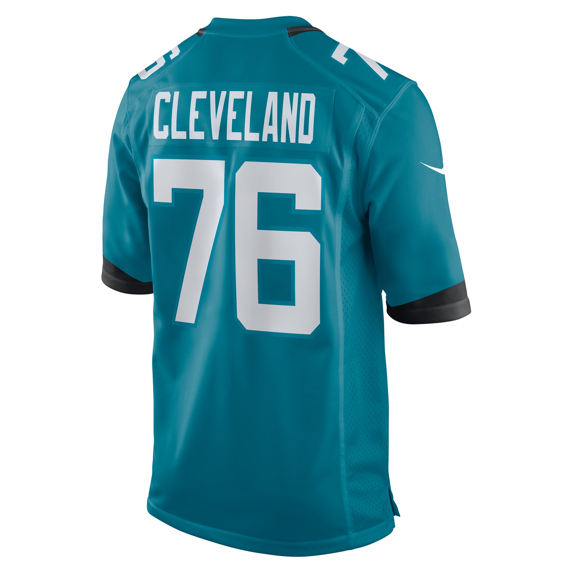 Ezra Cleveland Jacksonville Jaguars Nike Game Jersey – Teal - Image 2