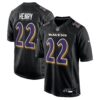 Derrick Henry Baltimore Ravens Nike Fashion Jersey – Carbon Black