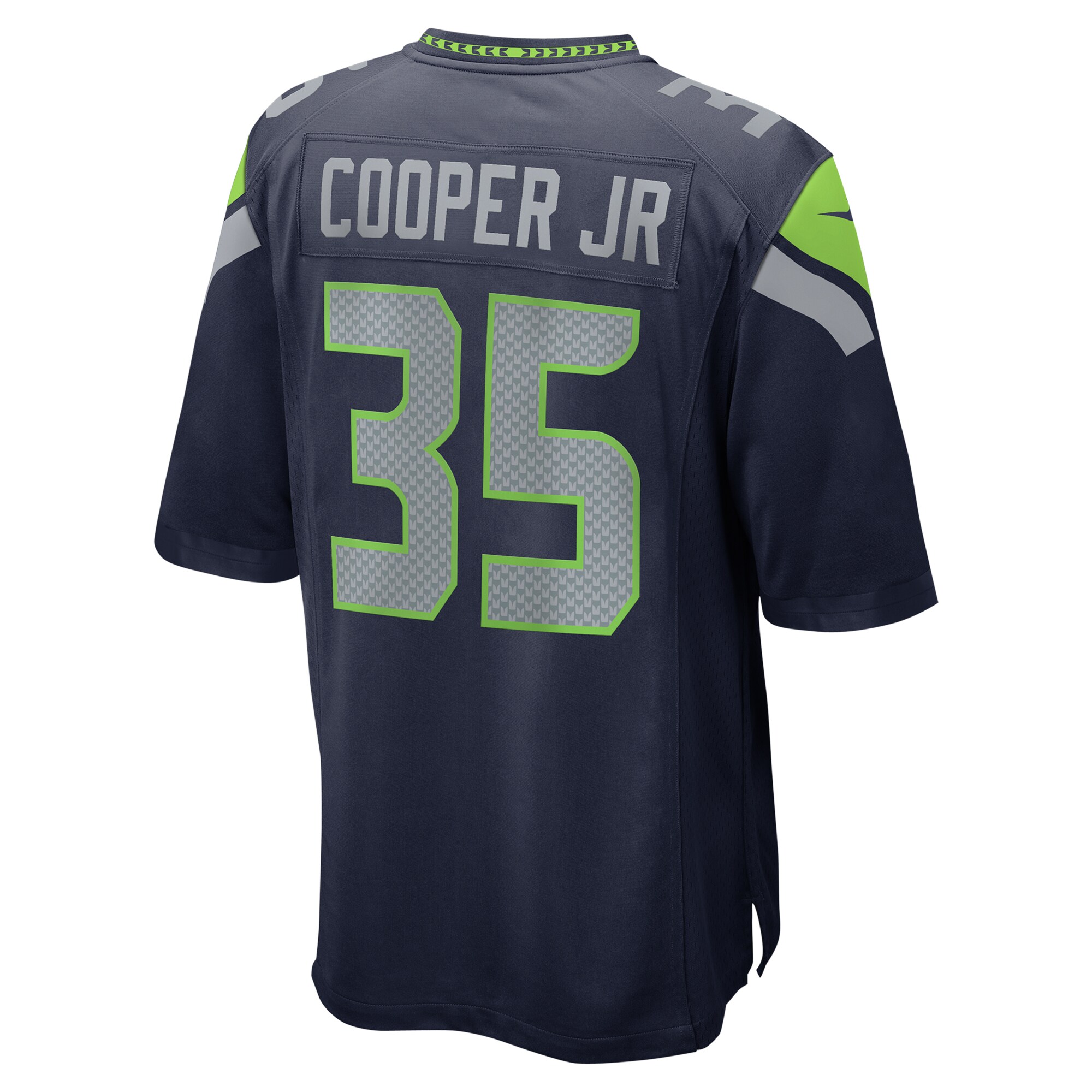 Ryan Cooper Jr. Seattle Seahawks Nike Team Game Jersey – College Navy - Image 3