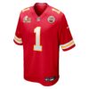 Xavier Worthy Kansas City Chiefs Nike Super Bowl LIX Game Jersey – Red