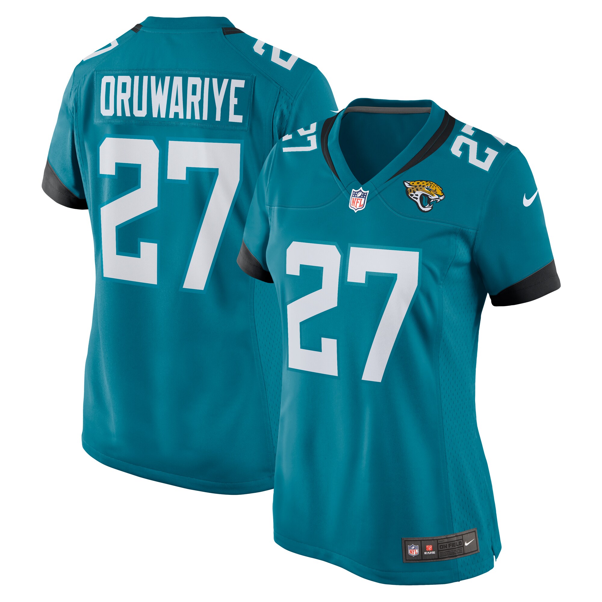 Amani Oruwariye Jacksonville Jaguars Nike Women’s Game Jersey – Teal
