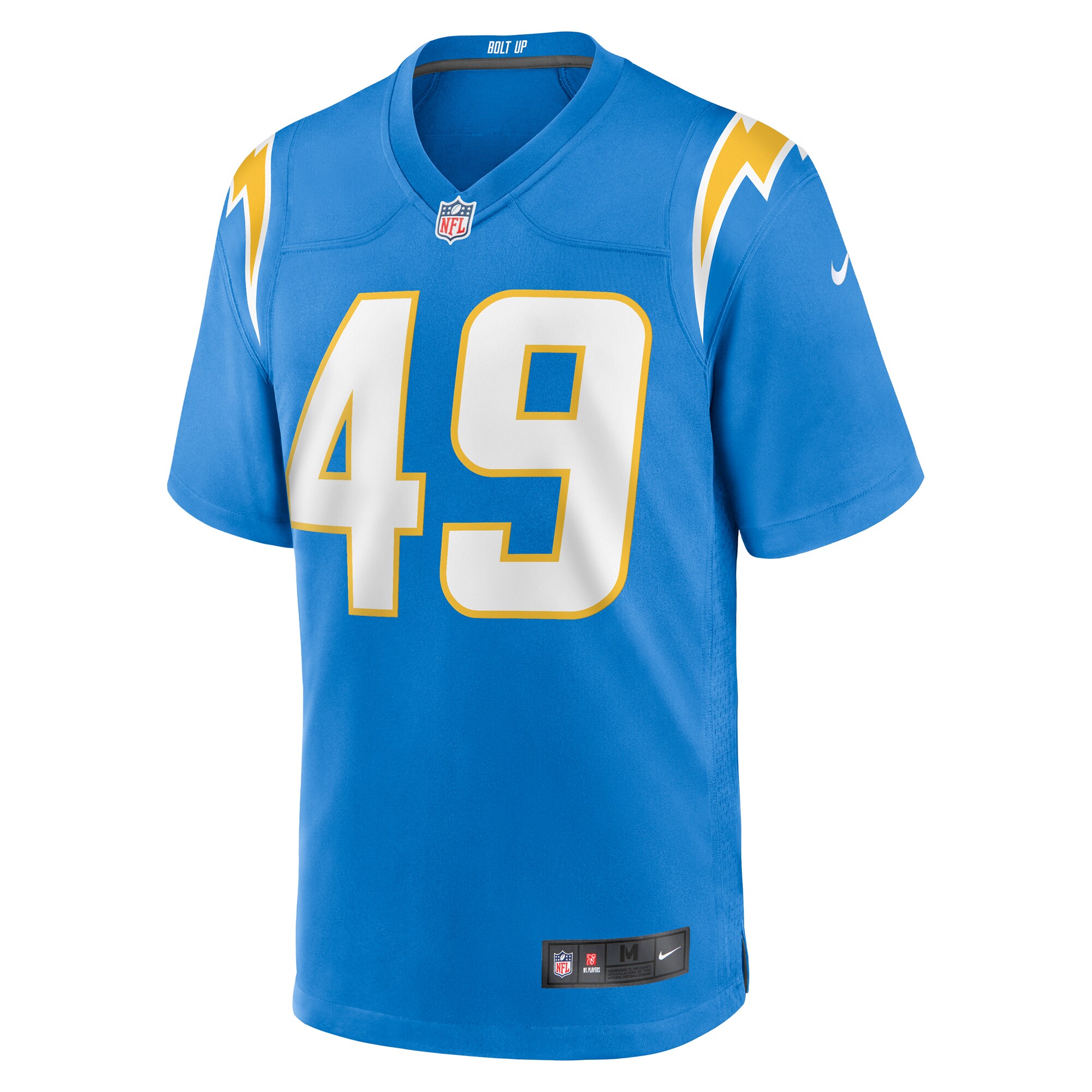 John Kelly Jr. Los Angeles Chargers Nike Team Game Jersey – Powder Blue - Image 2
