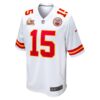 Patrick Mahomes Kansas City Chiefs Nike Super Bowl LIX Game Jersey – White